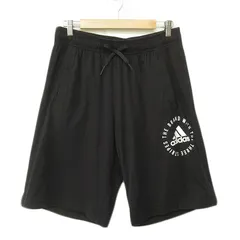 アディダス adidas パンツ SPORT ID SHORT コットン XO 国内正規 黒 ブラック
