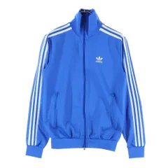 adidas Originals (アディダスオリジナルス) Beckenbauer Primeblue Track Jacket H09113 ラインジップアップトラックジャケット ブルー レディース