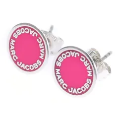 Heaven by Marc Jacobs (ヘブンバイマークジェイコブス) ロゴスタッズピアス ピンク/シルバー M0008544-655