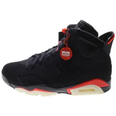 NIKE (ナイキ) AIR JORDAN 6 RETRO OG BLACK INFRARED 384664-060 エアジョーダン 6 ブラック インフラレッド ハイカットスニーカー ブラック/レッド US10/28cm