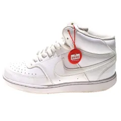 NIKE (ナイキ) COURT VISION MID SL CD5467-100 コート ヴィジョン ミドルカットスニーカー ホワイト U8.5/26.5cm