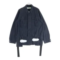OFF-WHITE (オフホワイト) DIAG SPRAY FIELD JACKET ミリタリー フィールドジャケット ブラックのサムネイル