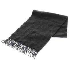 Vivienne Westwood (ヴィヴィアンウエストウッド) ロゴ刺繍 ウールマフラー ストール グレー レディース