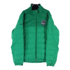 adidas (アディダス) 中綿ブルゾン スポーツジャケット ポリエステル ゴルフウェア グリーン