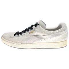 PUMA (プーマ) ×X-girl SUEDE WHITE PACK スエード レオパード ローカットスニーカー グレー 360992-01