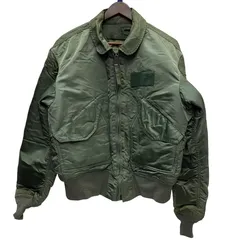 アルファ インダストリーズ ALPHA INDUSTRIES 90's USA製 CWU-45/P フライトジャケット ジャケット グリーン Lサイズ 201MT-5216 VB