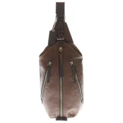 COACH (コーチ) トンプソン シボレザー ボディバッグ ブラウン J1293