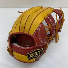 ZETT Pro Status 軟式グローブ レッド/イエロー 今宮健太モデル - メルカリ