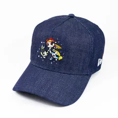 【ニューエラ正規品】ニューエラ New Era® NEW ERA® 帽子 キャップ 940 9FORTY A-Frame The Powerpuff Girls パワーパフ ガールズ Rhinestone ラインストーン デニム(商品番号：14743497)