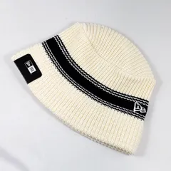 【ニューエラ正規品】ニューエラ New Era® NEW ERA® 帽子  ニットバケット Visor Sticker ストライプ クローム(商品番号：14744695)