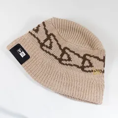 【ニューエラ正規品】ニューエラ New Era® NEW ERA® 帽子  ニットバケット Flag Chain アッシュブラウン(商品番号：14744698)