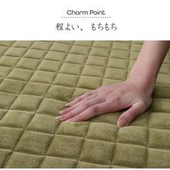 モモナチュラル 円形ラグ イエローシャギーラグ 丸型 - メルカリ