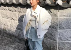 白 春 ジャケット