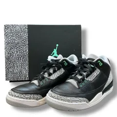 28.5cm NIKE AIR JORDAN 3 RETRO BLACK GREEN CT8532-031