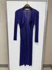 kotoha yokozawa長袖ロングワンピース 青 - メルカリ