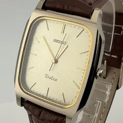 SEIKO 8N41-5070 セイコー DOLCE ドルチェ スクエア　TUNGSTEN タングステン　メンズ　ボーイズ　腕時計 稼働品 電池交換済【U320】