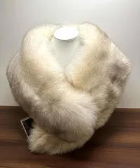 ★SAGA FOX サガフォックス フォックスファー ショール 襟巻き マフラー