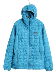 【お得なクーポン配布中!】 パタゴニア ナノ パフ フーディ レディース XS 19年製 アウトドア 中綿 キルティング ジャケット パッカブル ブルゾン パーカー フルジップ