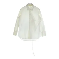 Y's (ワイズ) 12SS アシンメトリー コットン 長袖シャツ ホワイト レディース YH-B01-002