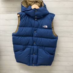 THE NORTH FACE ダウンベスト S ネイビー/ゴールド - メルカリ