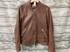 BEAUTY&YOUTH UNITED ARROWS ユナイテッドアローズ シングルライダース 1225-199-6026 ブラウン ヤギ革 Mサイズ ブラウン