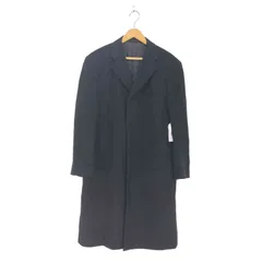 ユーズドフルギ USED古着 pure cashmere カシミヤ100比翼ステンカラーコート メンズ  S