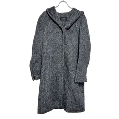  COMME CA DU MODE コムサデモード アルパカ　ウール　フーディー　コート　レディース　サイズ１１【zk66】