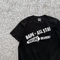 A BATHING APE / 90-00's ALL STA T-shirt エイプ 90年代 ゲームタグ　シングルステッチ　Tシャツ　ストリート NIGO 裏原　オーバーサイズ sk8