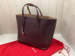 ★BALLY バリー レザートートバッグ ボルドー 通年
