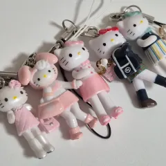 5個まとめ) ハローキティ キーホルダー ストラップ