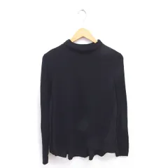 スタニングルアー STUNNING LURE ニット セーター タートルネック 切り替え 薄手 ウール混 長袖 F 黒 ブラック /TT