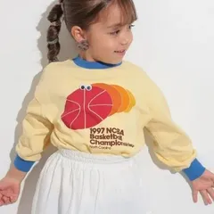 《新品》モチーフロンT ocean＆ground 90 100 110 120サイズ 子供服 長袖Tシャツ 4546005のサムネイル