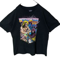 WWE プロレスラー リア リプリー 人物プリント ブラックTシャツ2XL 