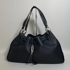 2601-155｜美品｜トッズ ハンドバッグ レザー ブラック