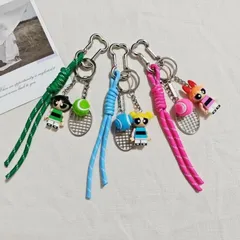 パワーパフガールズ ぬいぐるみ パワパフ キーホルダー ブロッサム バブルス バターカップ かわいい おしゃれ 高校生 中学生 大人 子供 ストラップ プレゼント