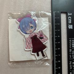 귀신이 걸려있는 가라폰 얽혀 참 렘 Re: 제로부터 시작하는 이세계 생활 리제로 캐릭터 팝 스토어 아키하바라 오사카 아크릴 스탠드 열쇠 고리 N7