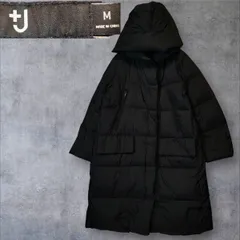 ＋J ユニクロ ジルサンダー ダウンロングコート ブラック Mサイズ 21AW UNIQLO 黒