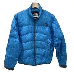 THE NORTH FACE(ノースフェイス) ブルゾン サイズL レディース美品  - ブルー×黒 長袖/ジップアップ/中綿/秋/冬