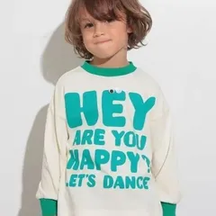《新品》モチーフロンT ocean＆ground 120サイズ 子供服 長袖Tシャツ 4546005のサムネイル