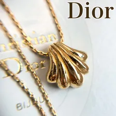 Dior ネックレス CDロゴ 貝殻 シェルモチーフ GP C1540