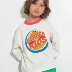 《新品》モチーフロンT ocean＆ground 90 110 120サイズ 子供服 長袖Tシャツ 4546005のサムネイル