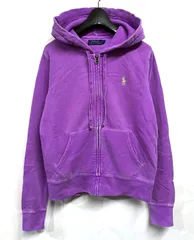 POLO RALPH LAUREN｜ポロラルフローレン ワンポイント刺繍 フェード加工 ジップパーカー