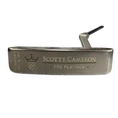 ♪3890  タイトリスト SCOTTY CAMERON PRO PLATINUM NEWPORT MID SLANT ●●● パター PT Micro Step (フレックスその他) メンズ 男性用 右利き 右用 中古