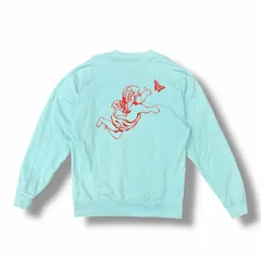 Girls Don't Cry Angel Crewneck エンジェルクルーネックスウェット トレーナー ガールズドントクライ ブルー M （7897M）のサムネイル