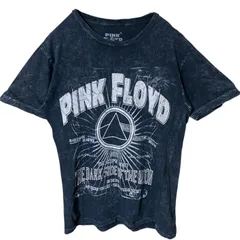 M ビッグプリント ピンクフロイド バンT バンド ロック ブラック 黒 Tシャツ レディース ユニセックス メンズ 古着 半袖 CHM