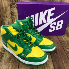 Supreme × NIKE SB DUNK HIGH BY ANY MEANS BRAZIL (シュプリーム × ナイキ SB ダンク ハイ バイ エニー ミーンズ ブラジル)【W0116-004】