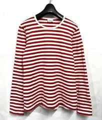 フィンランド製  marimekko｜マリメッコ  ボーダー ロングスリーブ カットソー  長袖 ロンT Tシャツ