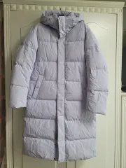 NII ダウンジャケット ロング丈 S ラベンダー/傷なし S