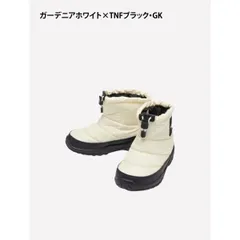 ザ・ノース・フェイス　 nfj 52280（キッズ） ヌプシ ブーティ ロゴ ショート NFJ52280　ガーデニアホワイト×TNFブラック(GK)　21.0センチ