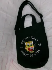 【中古】onituka Tiger ｵﾆﾂｶﾀｲｶﾞｰ ﾄｰﾄﾊﾞｯｸﾞ ｼｮﾙﾀﾞｰﾊﾞｯｸﾞ 2way 3183A346 ﾌﾞﾗｯｸ  991898630